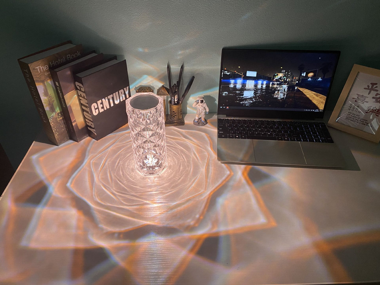 Acrylic Crystal Desk Lamp Touch Atmosphere Table Lamp Diamond Light